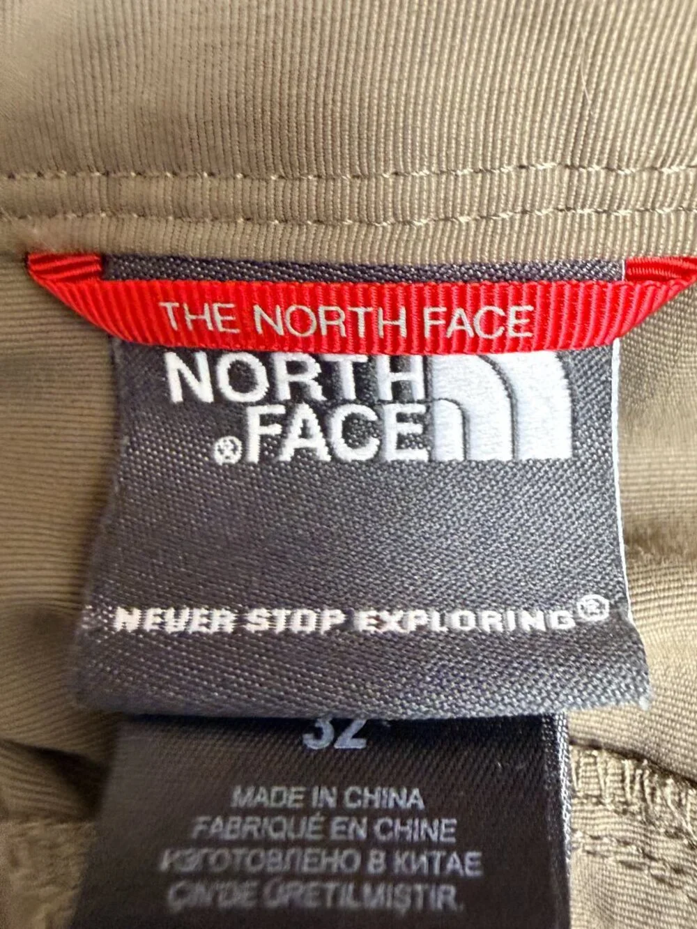 THE NORTH FACE Men's Paramount Cargo‎ Traverse Hiking Pant Tan | Size 32